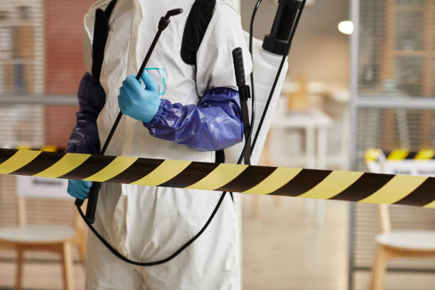 Professional Sewage Cleanup technician working in Merchantville, NJ
